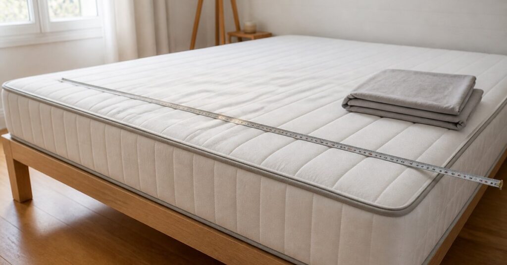 Un drap-housse ne se choisit pas d'après la taille du lit, mais d'après celle du matelas nu. Deux cotes qui se ressemble