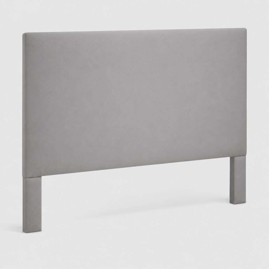 Tête de lit droite pour couchage de 160 sur fond gris clair