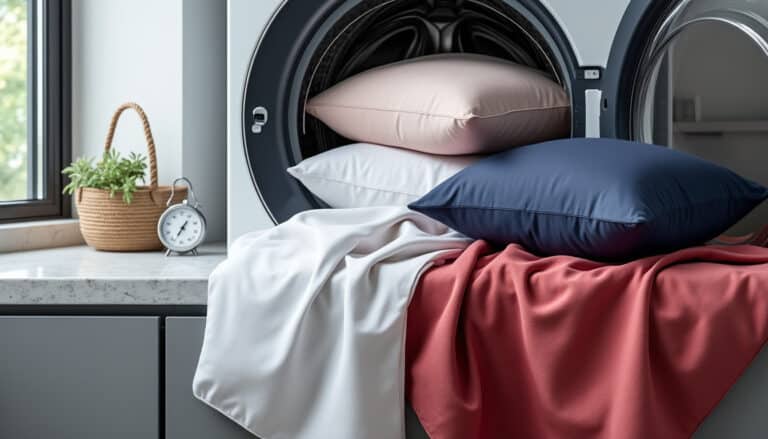 découvrez comment laver une parure de lit : température idéale, essorage adapté et astuces pour éviter que les couleurs ne déteignent.