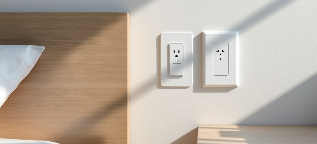 découvrez comment aligner parfaitement une tête de lit avec une prise ou un interrupteur existant pour un agencement esthétique et fonctionnel dans votre chambre.