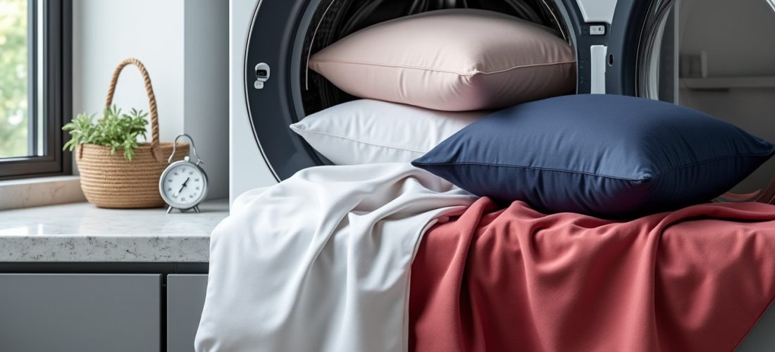 découvrez comment laver une parure de lit : température idéale, essorage adapté et astuces pour éviter que les couleurs ne déteignent.