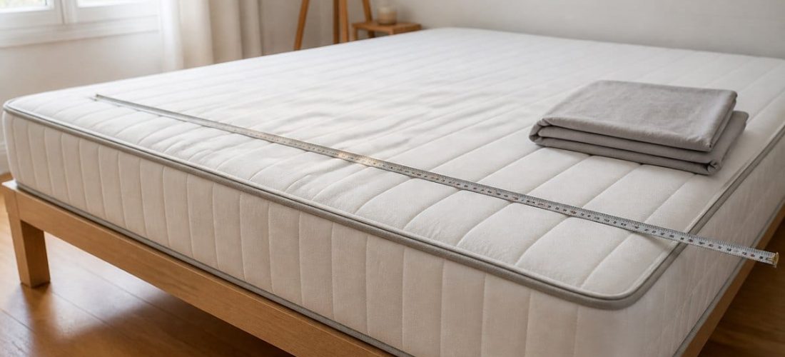 Un drap-housse ne se choisit pas d'après la taille du lit, mais d'après celle du matelas nu. Deux cotes qui se ressemble